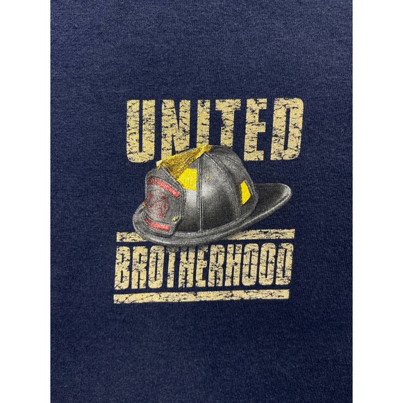 UNITED BROTHERHOOD REAL FAMILY FIREFIGHTER T-SHIRT XL - Picture 2 of 8